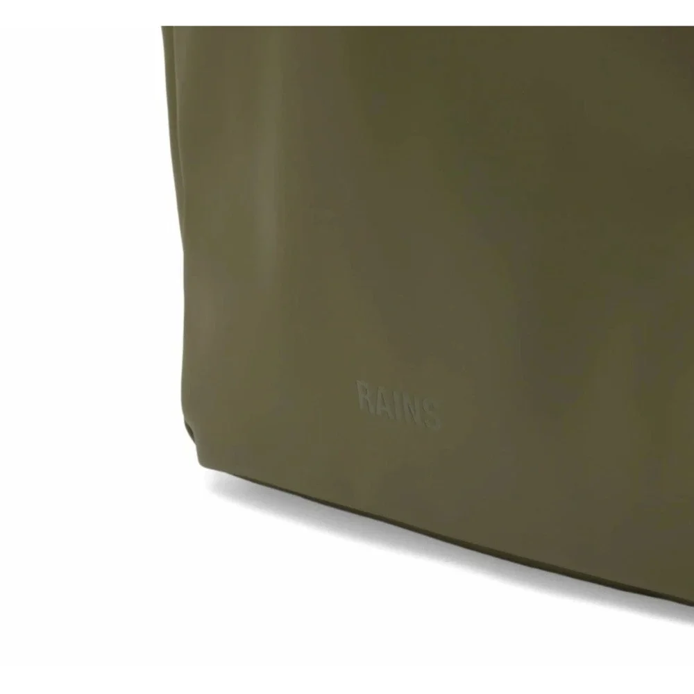 RAINS Clip Front Backpack W3 Marsh Green Waterproof Laptop Bag NWT